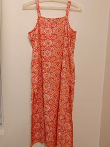 House Of Pataudi Pink & Red Kurta