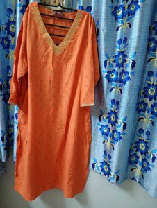 Elegant Orange Kurta
