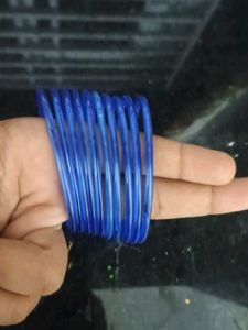 Blue Glass Bangles