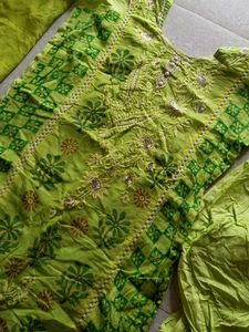 Green Kurta Set