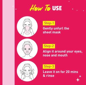 (Pack of 4) POPxo Chamomile Sheet Masks