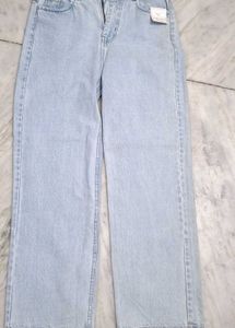 Light Wash Wide Leg Jeans