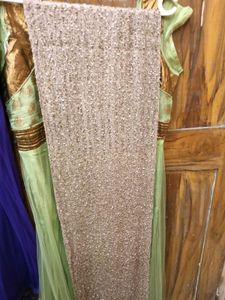 Elegant NetFabric New&amp;Used 2-AnarkaliKurtiSetsComb