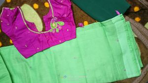 Work Blouse With Saree