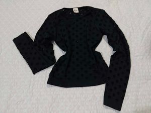 Black Long Sleeve Top