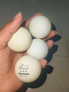 4 Pongori Table Tennis Balls