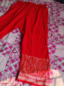 Red Palazzo Pants