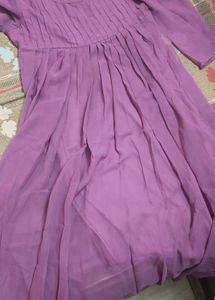 Lavender Chiffon Dress