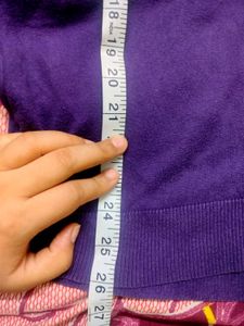 Purple Knit Sweater
