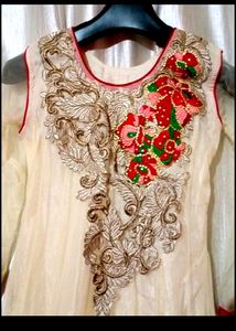 Ston Yellow Frock Suit Set