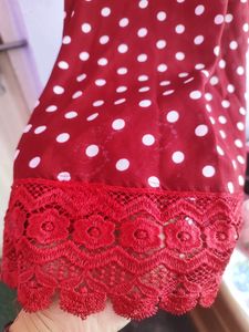 Women Red Frock
