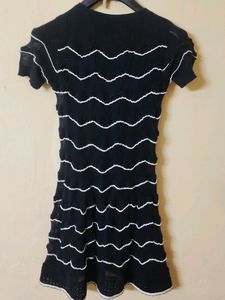 Fully Stretchable Black Net Outfit With inbuilt