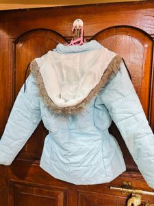 Sky Blue Puffy Winter Jacket✨✨✨✨