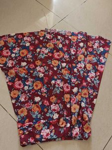 Floral Print divider Skirt
