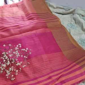 Peach Saree For 200