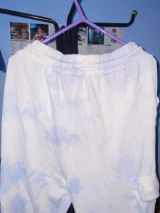 Tie-Dye Cotton Track Pant