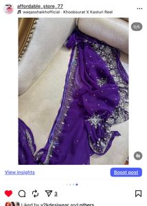 Hand-Embroidered Saree