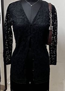 H&amp;M Black Shrug
