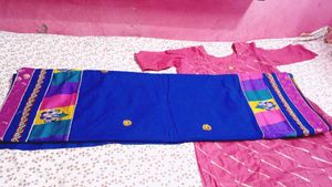 Ethnic Kurta Set with new saree