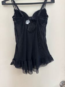 BESIRED EMBROIDERED CORSET TOP