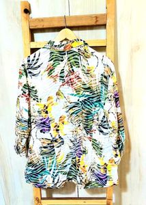 Multicolour Cotton Shirt Size-44