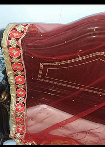 Red &amp; Gold Dupatta