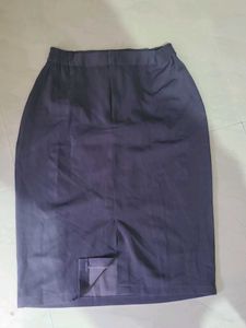 Vintage Grey Pencil Skirt