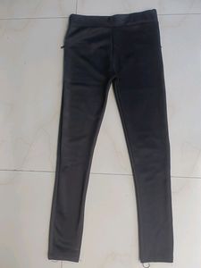 Black Spandex Cigar Pant
