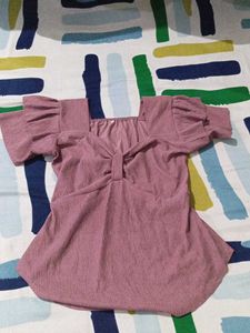 Dusty Rose Sweetheart Top
