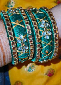 Green Bangle Set