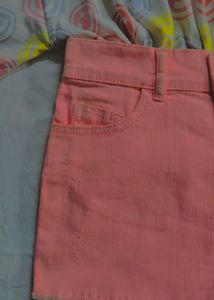 Hot Coral Peach 🍑 Shorts