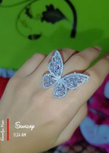 Ad butterfly Ring+Earrings Combo