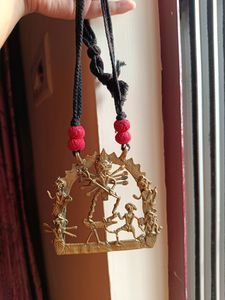 Dokra Maa Durga Set With Earrings