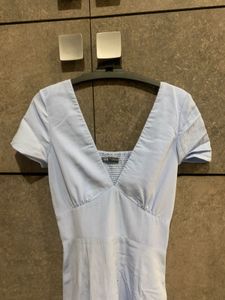 Zara Light Blue Mini Dress