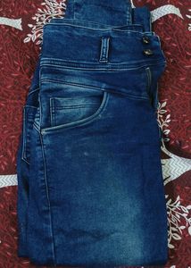 Slim Fit Dark Blue Jeans