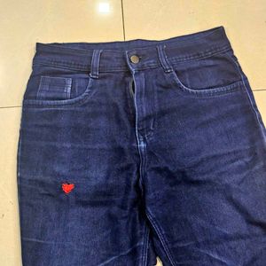 Dark Blue Denim Jeans