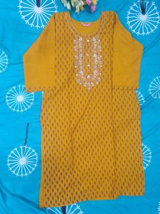 ✨ SUNSHINE YELLOW BOOTI KURTI ✨