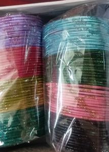 Multicolour Metal Bangles