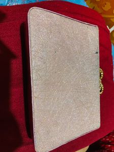 Abstract Lilac Shoulder Bag Clutch