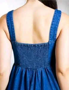 Chic Blue Denim Dress