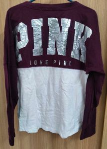 ✨Victoria’s Secret PINK colorblock sweatshirt