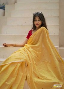 New Women Cotton Soft Silk Saree Festive