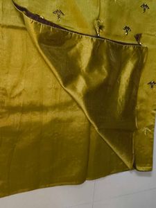 Elegant Olive Green Saree