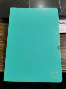 Vintage Teal Notebook Plain