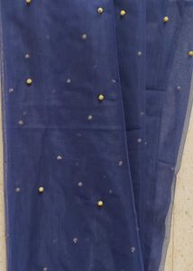 Ethnic gown with net dupatta for teenager