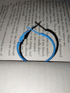 Hoop Earring (Blue Colour)