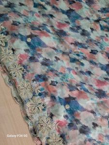 Pastel Organza Dupatta