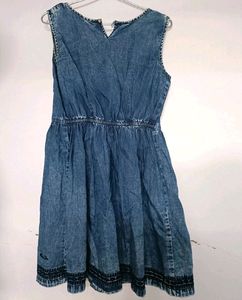 Denim One Piece/ Frock