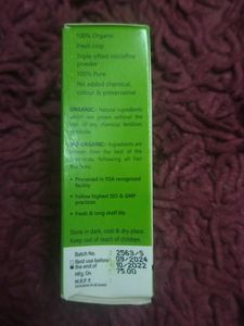 Sealed Packed Of Bio Organic Neem Leaf Powder 30g