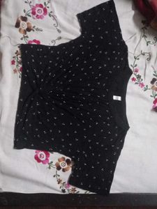 Black Printed T-Shirt